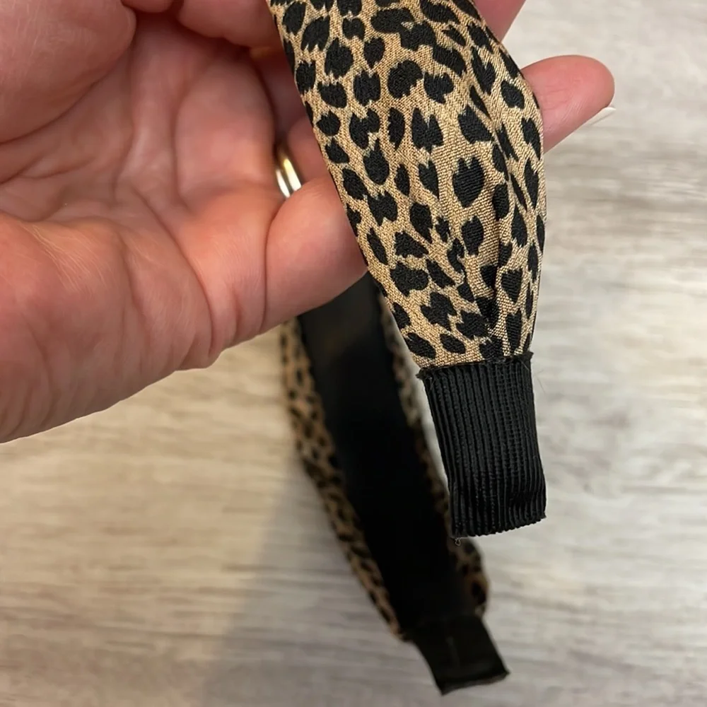 Black & Tan Animal Print Headband - Free added to any bundle of 2 other items!